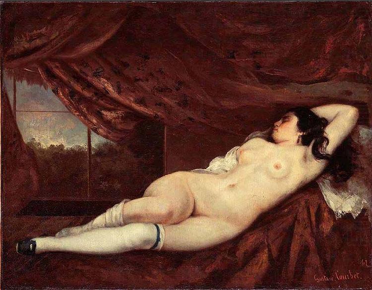 Gustave Courbet Femme nue couchee china oil painting image